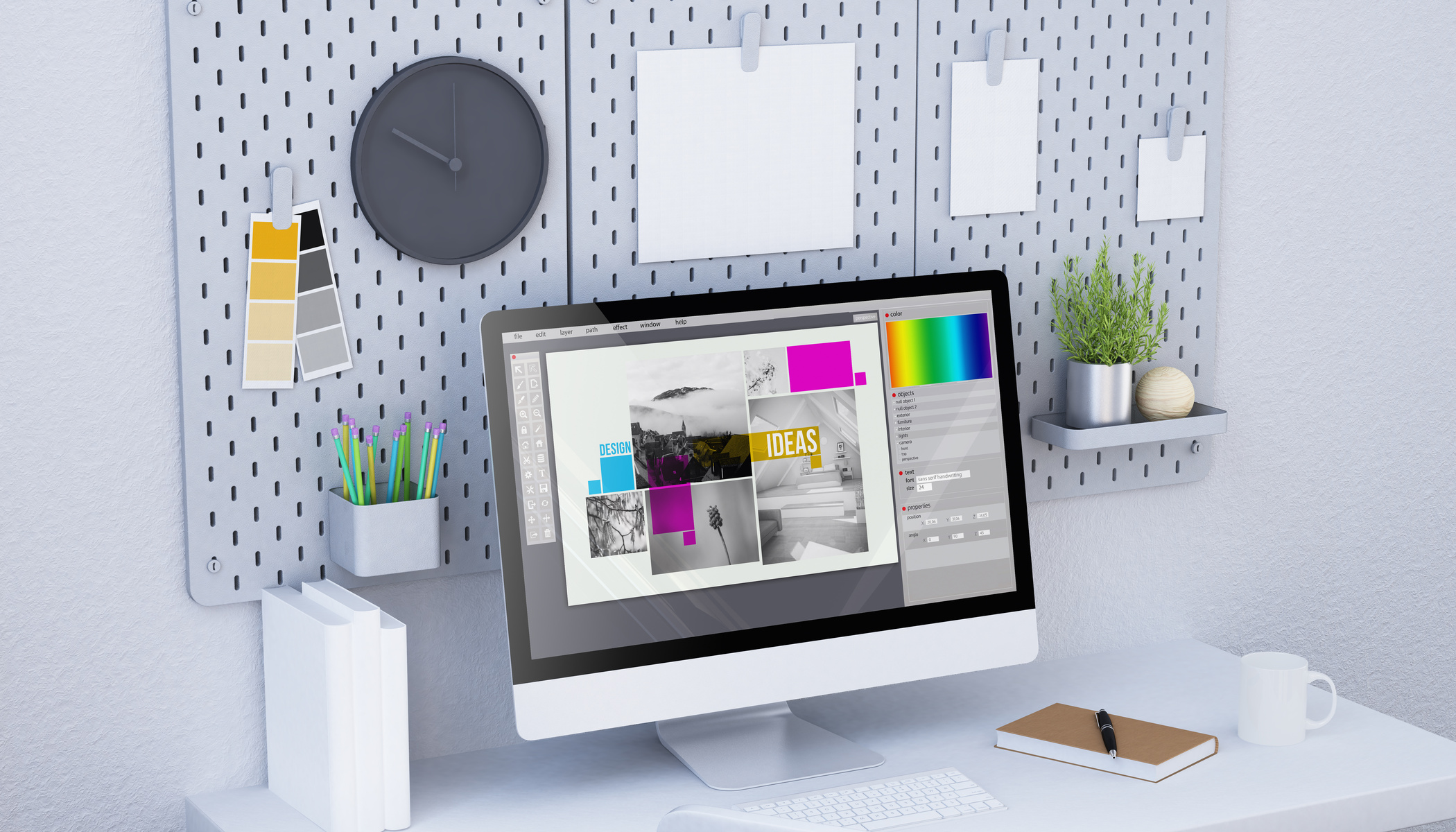 minimalist studio graphic design
